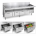 Thumbnail image #3 for La Rosa Refrigeration 120-Inch Refrigerated Equipment Stand Base with 4 Drawers