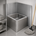 Thumbnail image #3 for John Boos Rear, Left & Right Mop Sink Wainscoting Wall Guard for 20 x 16 Bowl, 24-7/8 x 19-1/4 x 27 Inches