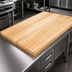 Thumbnail image #3 for Boos Block Northern Hard Rock Maple Kitchen Countertop, 108 x 38 x 1-1/2 Inch, Edge Grain, Oil Finish