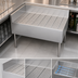 Thumbnail image #3 for Krowne Royal Series Freestanding Stainless Steel Underbar Corner Drainboard, 42 x 24 Inches, Left End Return