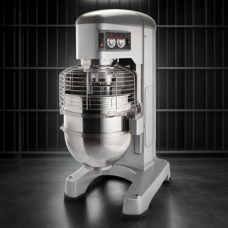 Product image #3 for Hobart Legacy+ 140-Quart Maximum Security Correctional Planetary Floor Mixer with Standard Accessory Package, 5 HP, 200-240V, 3-Phase