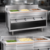 Thumbnail image #3 for La Rosa Electric Modular Hot Food Table with 3 12 x 20 Inch Wet/Dry Wells, Open Cabinet Base, 48 x 28 Inches