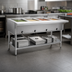 Thumbnail image #3 for Eagle Group 4-Well Electric Hot Food Table, Open Base, Stainless Steel, 63-1/2 in., 208V