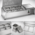 Thumbnail image #3 for Arctic Air ACP40 Stainless Steel Refrigerated Counter-Top Prep Unit, 39-1/2 Inch, 6 x 1/6 Pan Capacity