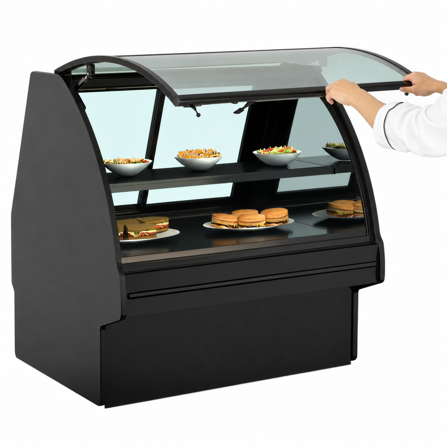 Curved Lift-Up Front Glass