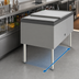 Thumbnail image #3 for Top Shelf Stainless Steel Service Station Ice Chest with Dual 10-Circuit Cold Plates, 30