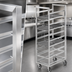 Thumbnail image #3 for Channel Stainless Steel End-Load Cafeteria Tray Rack for 15 x 20 Trays, 18-Tray Capacity, 36-Inch High