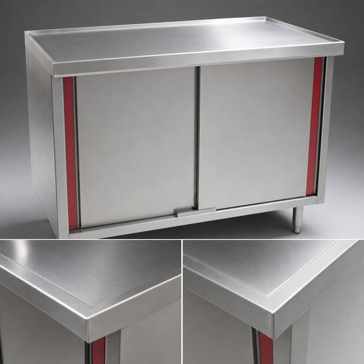 Product image #3 for Eagle Spec-Master 60"W x 24"D Marine Counter Edge Enclosed Work Table with Hinged Doors