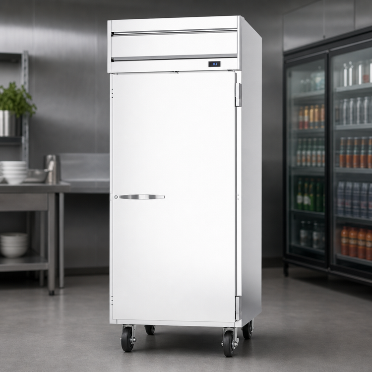 Product image #3 for Beverage-Air Horizon Series One-Section Reach-In Refrigerator, 30.76 Cu. Ft., Right-Hand Solid Door