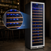Thumbnail image #4 for Eurodib Urban Style One-Section Reach-In Single Zone Wine Cabinet, 168-Bottle Capacity, Stainless Steel Framed Glass Door