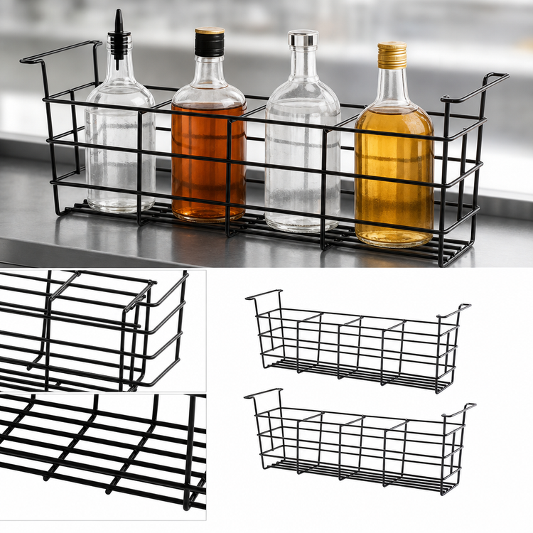 Product image #3 for Krowne Royal Series 4-Bottle Wire Frame Bottle Well, 2-Pack