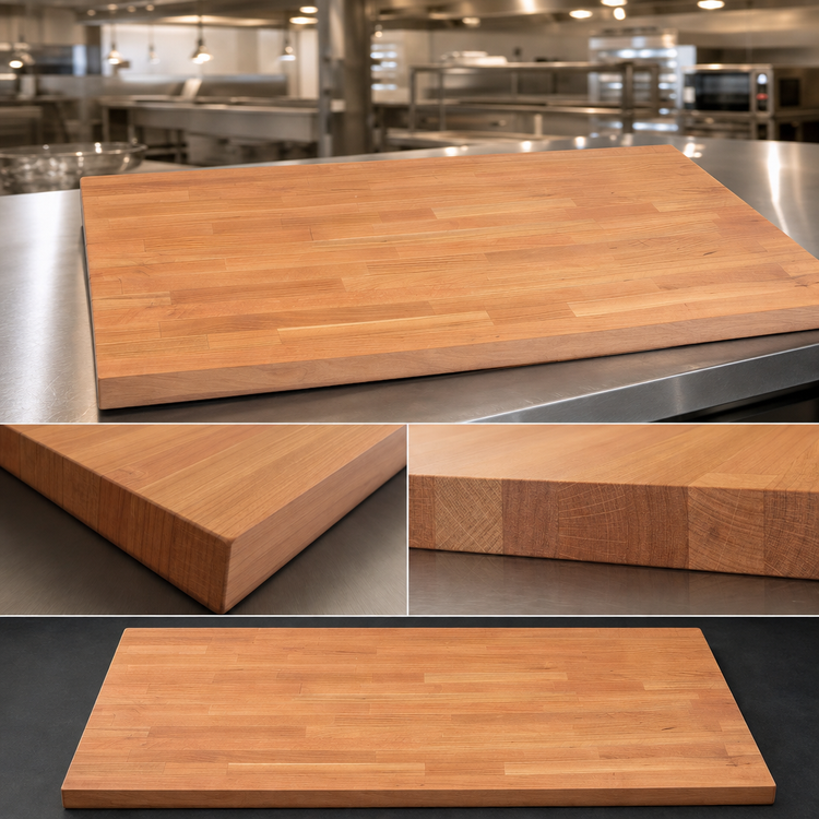Product image #3 for Boos Block American Cherry Blended Edge Grain Kitchen Countertop, 144" x 42" x 1-1/2", Varnique Finish