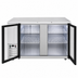 Thumbnail image #4 for Atosa Two-Section Back Bar Cooler with 2 Locking Glass Doors, 68-Inch Wide, 21.5 Cu. Ft.