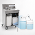Thumbnail image #3 for Portable Self-Contained Hand Wash Sink with Stainless Steel Cabinet, Hot/Cold Faucet, 5-Gallon Fresh Tank, 7-Gallon Waste Tank and Casters