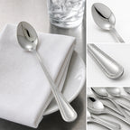 Thumbnail image #4 for Winco Deluxe Pearl 0036-02 Iced Tea Spoon, 7-1/8-Inch, 18/8 Stainless Steel, Extra Heavy Weight, Mirror Finish Case of 25