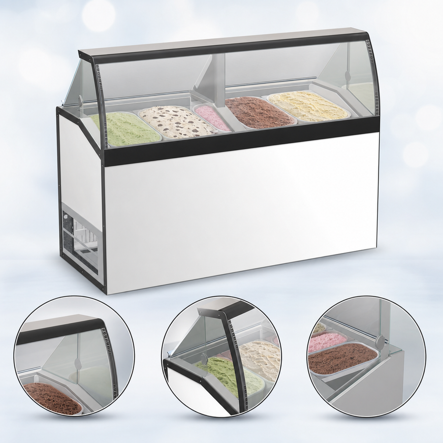 Low Curved Glass Viewing Window