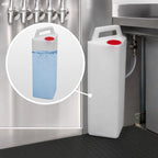 Thumbnail image #3 for Krowne BC-824 3-1/8 Gallon Corner Mount Drain Container for Draft Beer Coolers