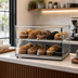 Thumbnail image #3 for Non-Refrigerated Countertop Pastry Display Case, Square Front Glass, 50 Liter, Full/Self-Service