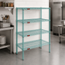 Thumbnail image #3 for EagleGard 4-Tier Stationary Wire Starter Shelving Unit with QuadTruss Shelves, 72W x 24D x 63H