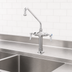 Thumbnail image #3 for T&S Brass Single-Hole Deck-Mount Swivel Pantry Mixing Faucet with 12-Inch Swing Nozzle and Stream Regulator Outlet