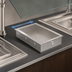 Thumbnail image #3 for Vollrath Short Sided Non-Refrigerated 2-Pan Cold Drop-In Food Well