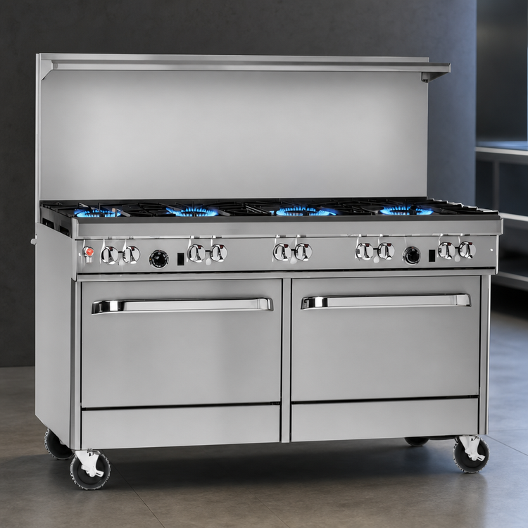 Product image #3 for Southbend Ultimate 60-Inch Commercial Gas Restaurant Range with 4 Open Burners, 36-Inch Griddle and 2 Cabinet Base