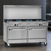 Thumbnail image #3 for Southbend Ultimate 60-Inch Commercial Gas Restaurant Range with 4 Open Burners, 36-Inch Griddle and 2 Cabinet Base