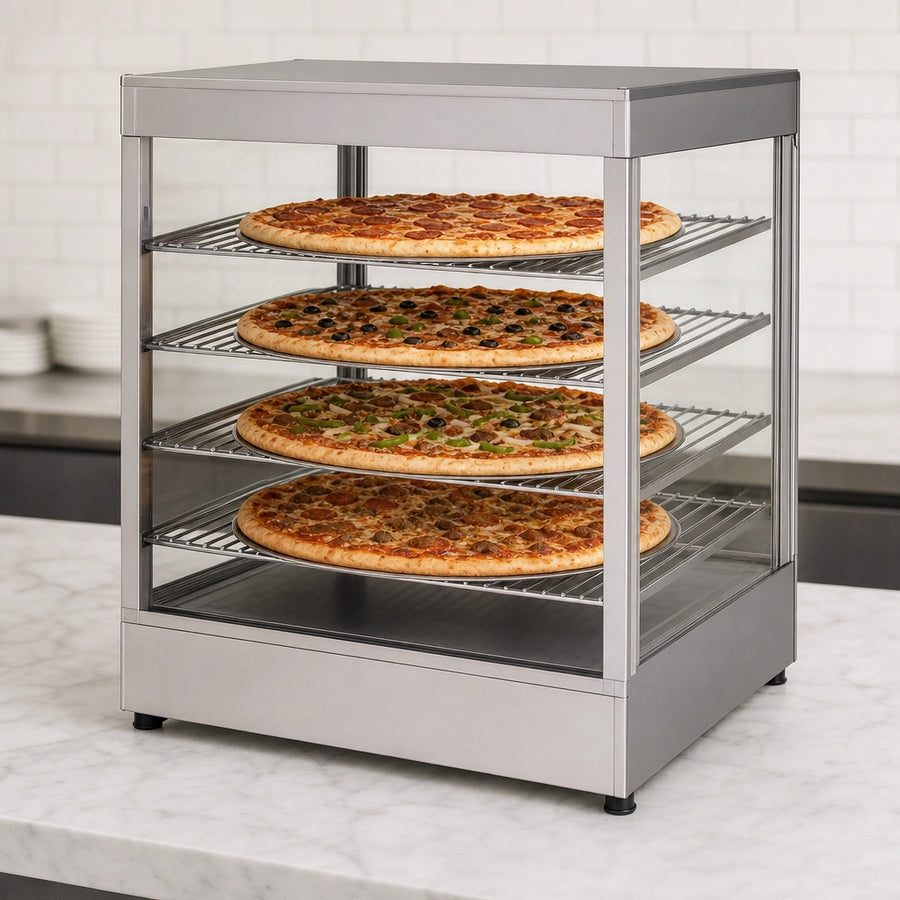 Four-Shelf Pizza Capacity