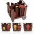 Thumbnail image #4 for Cambro Adjustable Dish Cart with 6 Towers and Vinyl Dust Cover