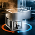Thumbnail image #3 for Wells HRCP-7500 Dual-Temperature 5-Pan Self-Contained Drop-In Hot/Cold Food Well