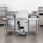 Thumbnail image #3 for Glastender GT-18+2 Side-to-Side Pass-Thru Glasswasher Station, 24-Inch Washer, Dual 18-Inch Drain Tables, Low-Temperature Sanitizing