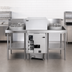 Thumbnail image #3 for Glastender GT-18+2 Side-to-Side Pass-Thru Glasswasher Station with 24-Inch Glasswasher and Dual 18-Inch Drain Tables