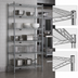 Thumbnail image #3 for Eagle Group 5-Tier Chrome-Plated Wire Starter Shelving Unit, 42