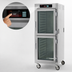 Thumbnail image #3 for Metro C5 8 Series Controlled Temperature Heated Holding Cabinet, Full Height, Mobile, Dutch Double-Pane Tempered Glass Doors, Lip Load, 35 Pan Capacity
