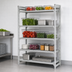 Thumbnail image #4 for Cambro Camshelving Premium 5-Tier Stationary Starter Unit, 48 x 21 x 84 Inches, Vented & Solid Polymer Shelving