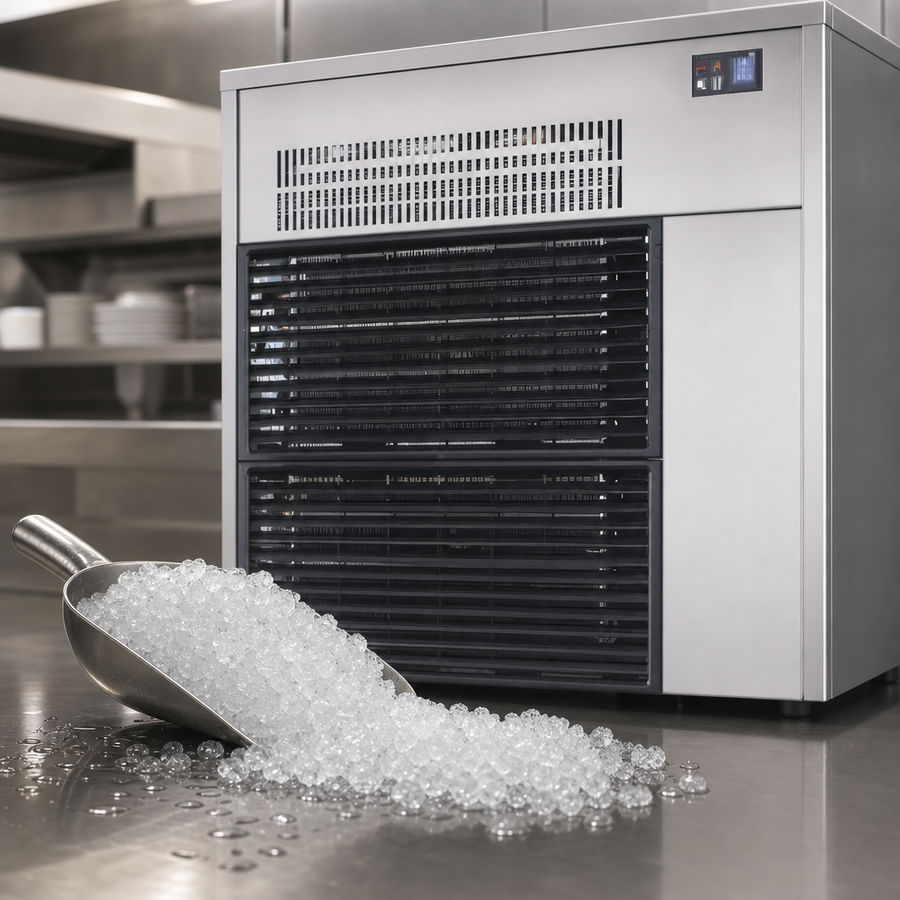 Wet Granular Ice Production