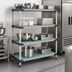 Thumbnail image #3 for MetroMax 4 4-Shelf Open-Grid All-Polymer Stationary Starter Shelving Unit, 36W x 24D x 63H Inches