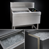 Thumbnail image #3 for Eagle Spec-Bar Combo Underbar Ice Bin/Bottle Unit with Right-Side 6-Bottle Compartment, 30 Inch W x 19 Inch D, 50 lb Capacity
