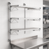 Thumbnail image #3 for Quantum Wall-Mounted Cantilever Starter Shelf Kit with 3 Wire Shelves, 54-Inch Posts and 18-Inch Cantilevers