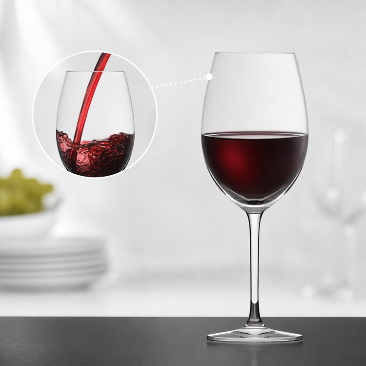 Product image #4 for Lucaris Bangkok Bliss 16 oz Clear Stemmed Cabernet Wine Glass, Case of 24