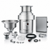 Thumbnail image #3 for InSinkErator SS-200 Complete Food Waste Disposer Package with 18-Inch Bowl, 2 HP, Stainless Steel