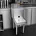Thumbnail image #3 for CHOICE by Glastender Freestanding Underbar Blender Station with Filler Board and 9-Inch Blender Shelf, 18 Inch Wide x 24 Inch Deep