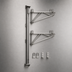Thumbnail image #3 for Eagle Group Adjustable Post Wire Wall Mount Prepackaged Mid Unit Kit for 18-Inch Deep Shelves, Stainless Steel