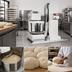 Thumbnail image #3 for Univex Silverline SL280LB 615 lb. Floor Model Spiral Dough Mixer with Built-In Lifter