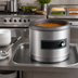 Thumbnail image #3 for Winco 11 Qt Electric Round Countertop Food Cooker/Warmer, Wet-Well, Stainless Steel