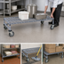 Thumbnail image #3 for Quantum Mobile Wire Dunnage Platform Rack, 60 x 18 x 12 Inches, Gray Epoxy