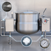 Thumbnail image #3 for Crown DLT-20TC 20 Gallon Direct Steam 2/3 Jacketed Tilting Kettle