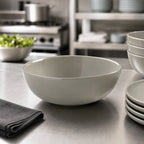 Thumbnail image #3 for American Metalcraft Crave Collection CBL32SH 32 oz Gray Round Break-Resistant Melamine Bowl Case of 16