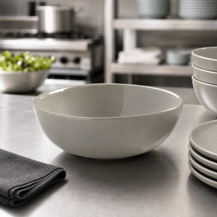 Product image #3 for American Metalcraft Crave Collection Shadow 32 oz Round Melamine Bowl