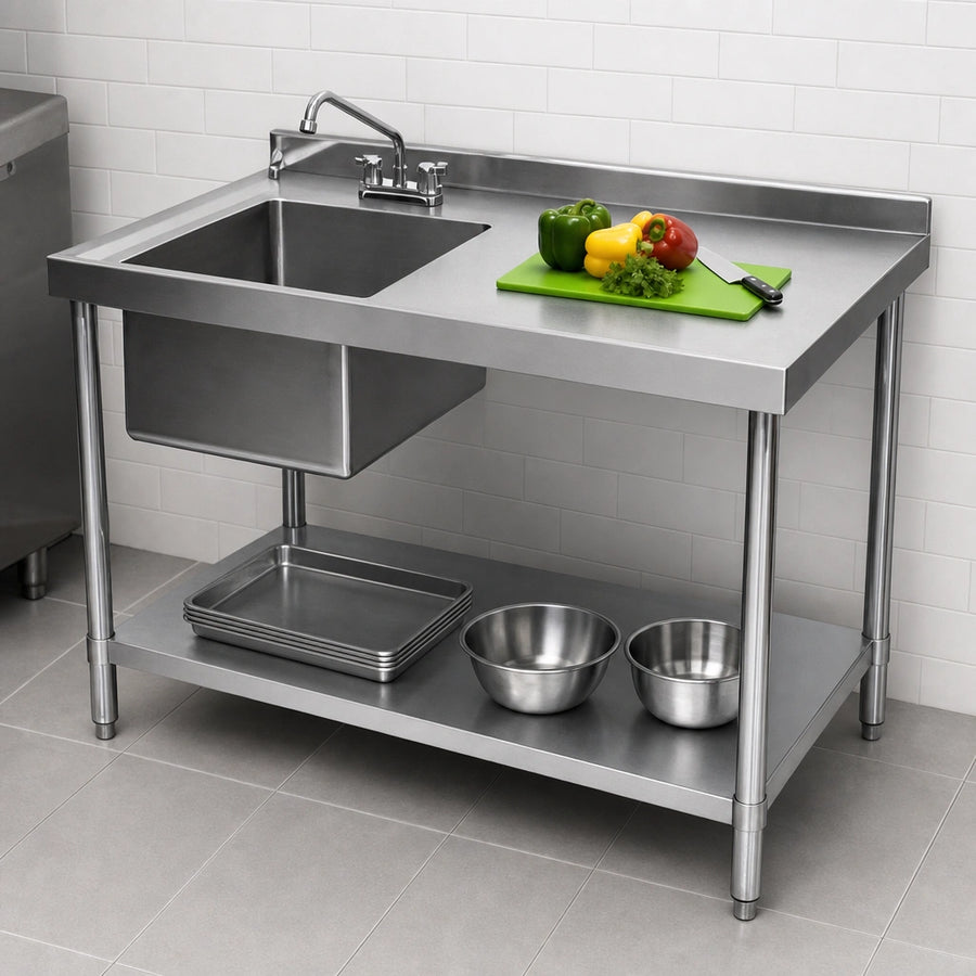 Left-Side Prep Sink